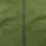 Adidas Sportswear Overlay Full Zip Track Top Hoodie Mens Medium Green Athletic Sweater
