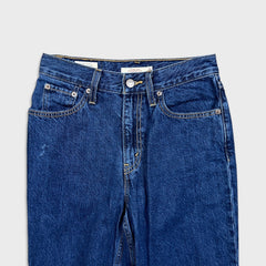 Levi's Mom Jean Womens 25x28 Blue Medium Wash High Rise Taper Leg Denim Pants