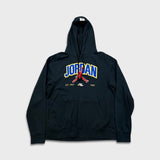 Nike Air Jordan Brand Hoodie Mens Medium Black Jumpman Pullover Hooded Sweater