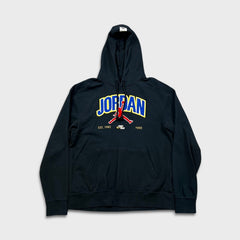 Nike Air Jordan Brand Hoodie Mens Medium Black Jumpman Pullover Hooded Sweater