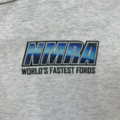 Vintage NMRA Ford Mustang T Shirt Mens Small Gray NASCAR Y2K Racing Tee