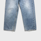 Vintage Y2K Levi's 550 Jeans Mens 32x27 Blue Relaxed Fit Straight Leg Medium Wash Baggy Denim Pants