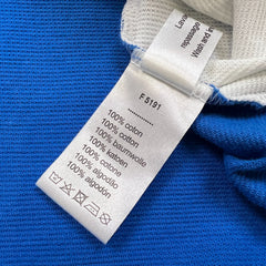 Lacoste x Andy Roddick Polo Shirt Mens XL Blue Color Block Tennis Short Sleeve