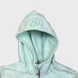 Lululemon Scuba Hoodie *Stretch Womens Size 4 Green Full Zip Hooded Sweater
