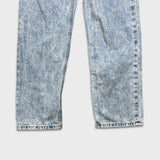 Levi's Low Pro Straight Jeans Womens 30x30 Blue Acid Wash Relax Mid Rise Denim Pants