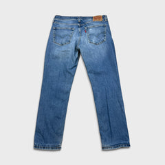 Levi's 511 Jeans Mens 34x34 Blue Slim Fit Mid Rise Light Wash Stretch Denim Pants