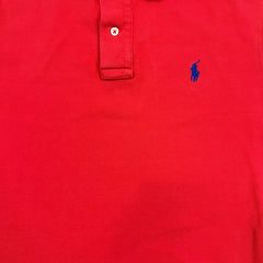 Polo Ralph Lauren Shirt Mens Large Red Pony Classic Fit Preppy Short Sleeve