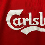 Vintage 2008/09 Adidas Liverpool Carlsberg Home Soccer Jersey Mens XL Red