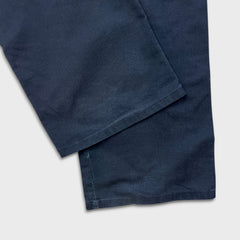 Dickies Pants Mens 36x32 Blue Straight Leg Workwear Casual Chino Cargo Trousers