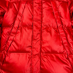 Vintage Y2K Nike Sportswear Jacket Mens Large Red Swoosh Full Zip Outdoor Puffer Coat