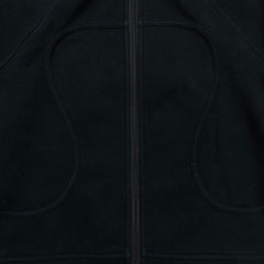 Lululemon Scuba Hoodie Womens Size 8 Black Full Zip Sports Hooded Sweater