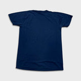 Vintage Y2K Blank T Shirt Mens Medium Blue Faded Classic Basic Short Sleeve Tee