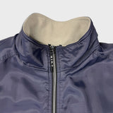 Vintage 90s Nike Sportswear Jacket Mens XL Blue Swoosh Full Zip Bomber Coat