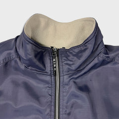 Vintage 90s Nike Sportswear Jacket Mens XL Blue Swoosh Full Zip Bomber Coat