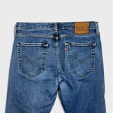Levi's 512 Jeans Mens 34x32 Blue Slim Taper Leg Medium Wash Mid Rise Stretch Denim Pants