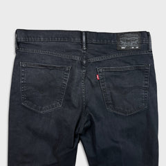 Levi's 541 Jeans Mens 36x26 Gray Straight Leg Athletic Taper Dark Wash Denim Pants