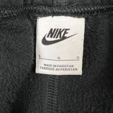 Nike Sportswear Sweatpants Mens Large Black Swoosh Taper Leg Jogger