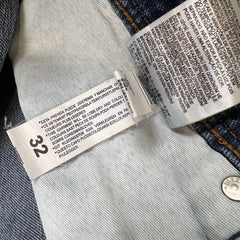 Diesel Jeans Mens 32x28 Blue Only The Brave Distressed Regular Straight Medium Wash Denim Pants