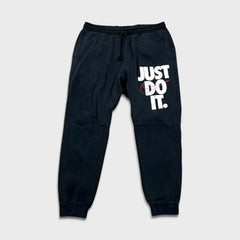 Nike Sportswear Sweatpants Mens XL Black Swoosh Just Do It Gym Jogger