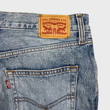 Levi's '94 Baggy Jeans Womens 32x31 Blue Loose Relaxed Fit Distressed Light Wash