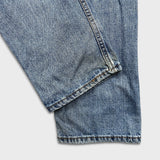 Levi's 505 Jeans Mens 34x30 Blue Regular Fit Straight Leg Light Wash Faded Denim Pants