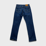 Levi's 511 Jeans Mens 33x32 Blue Slim Fit Mid Rise Dark Wash Stretch Denim Pants