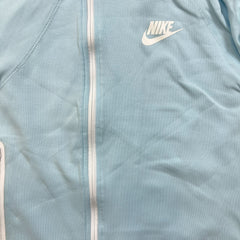 Nike Sportswear Hoodie Womens Small Blue Tech Fleece Full Zip Hooded Sweater