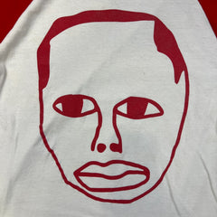 Earl Sweatshirt Long Sleeve Shirt Mens Large White 3/4 Raglan Sleeve Cropped Tee
