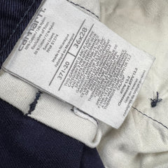 Carhartt Pants Mens 36x28 Blue Flame Resistant FR Relaxed Straight Workwear Twill