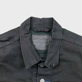Levi's Type III Jean Jacket Mens Large Black Denim Western Trucker Button Up