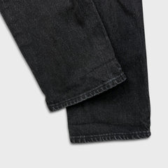 Vintage 90s Levi's 619 Jeans Mens 32x31 Black Slim Straight Orange Tab Dark Wash Denim Pants