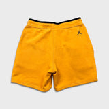 Nike Jordan Shorts Mens Small Yellow Jumpman Tech Fleece Sportswear Pocketed