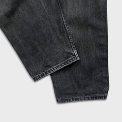 Vintage Levi's 550 Jeans Mens 34x30 Black USA Relaxed Fit Tapered Leg 90s Denim Pants