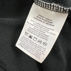 Nike Sportswear Sweatshirt Mens Small Black Big Swoosh Dri Fit Pullover Crewneck