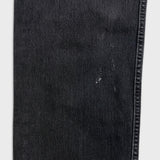 Levi's Low Loose Jeans Womens 28x29 Black Wide Leg Baggy Dark Wash Denim Pants
