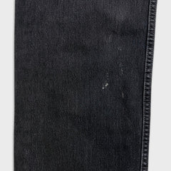 Levi's Low Loose Jeans Womens 28x29 Black Wide Leg Baggy Dark Wash Denim Pants