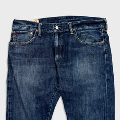 Vintage Y2K Polo Ralph Lauren Jeans Mens 36x30 Blue Straight Leg Dark Wash Denim Pants