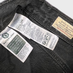 Levi's Jeans Womens 28x31 Black Baggy Dad Dark Wash Faded Denim Pants