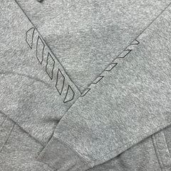 Nike Air Sportswear Hoodie Mens 2XL Gray Swoosh Graphic Hooded Sweater