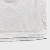 Stussy World Tour Floral T Shirt Mens Small White Distressed Faded Graphic Tee