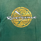 Vintage 90s Riverdale The Show T Shirt Mens Large Green Faded Single Stitch Tee