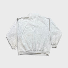 Vintage 90s Fila Sweatshirt Mens XL Gray Athletic 1/4 Zip Spell Out Pullover