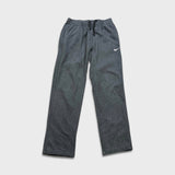 Nike Sportswear Sweatpants Mens Medium Gray Straight Leg Swoosh Jogger
