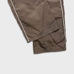 Nike Sportswear Track Pants Mens Medium Brown Swoosh Relaxed Athletic