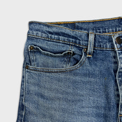 Levi's 505 Jeans Mens 34x30 Blue Regular Fit Straight Leg Medium Wash Denim Pants