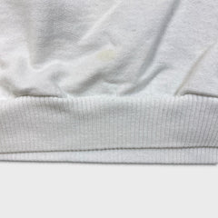 Vintage 90s Montego Rum Sweatshirt Mens Large White Short Sleeve Pullover