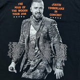 2018 Justin Timberlake Man of The Woods Tour T Shirt Mens Large Black Band Tee