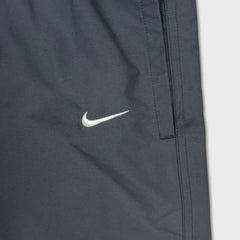Vintage Nike Y2K Sportswear Track Pants Men XL Gray Swoosh Baggy Wide Lined Athletic Jogger