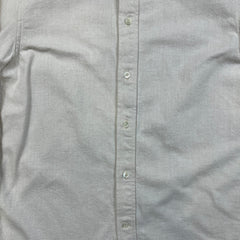 COS Long Sleeve Shirt Mens XS White Natural Overshirt Linen Button Up