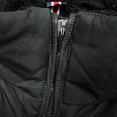 Tommy Hilfiger Jacket Mens Large Flag Outdoor Full Zip Puffer Heavy Coat